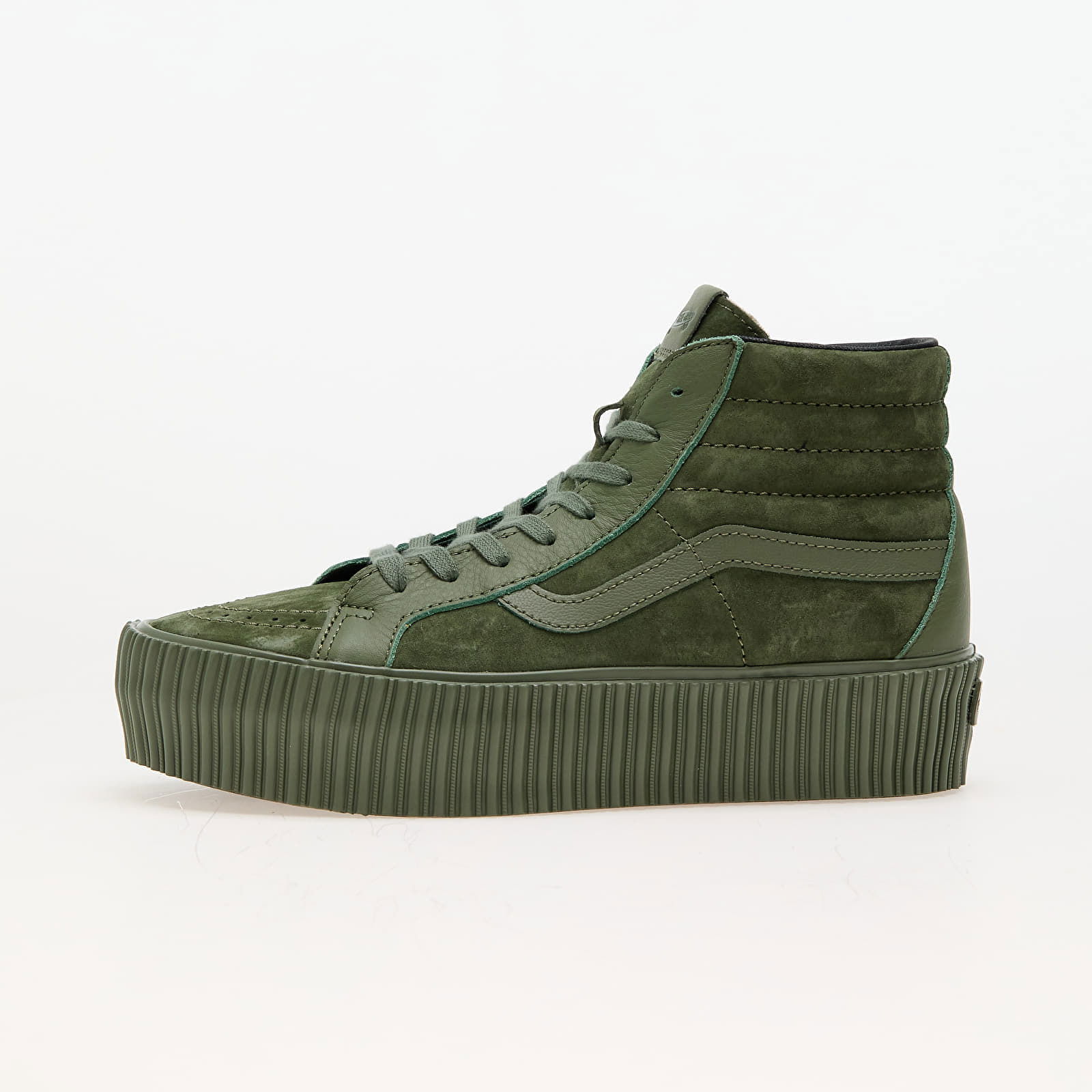 Sk8-Hi Reissue 38 Platform LX Suede/Leather Army