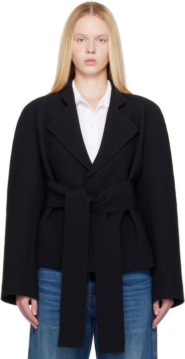 Bunda Khaite KHAITE Edith Belted Jacket Čierna | 61814114, 0