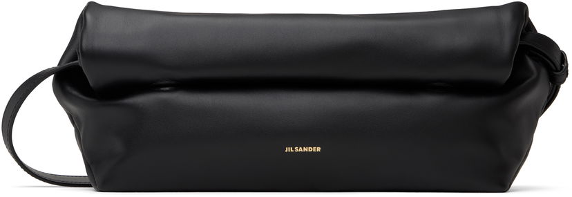 Taška cez rameno Jil Sander Rollup Crossbody Small Bag Čierna | J08WG0044_P7217