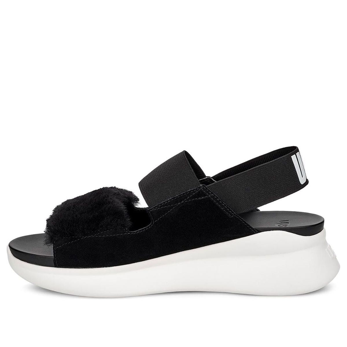 Tenisky a topánky UGG Silverlake Fur Sandals Čierna | 1101919-BKW, 0