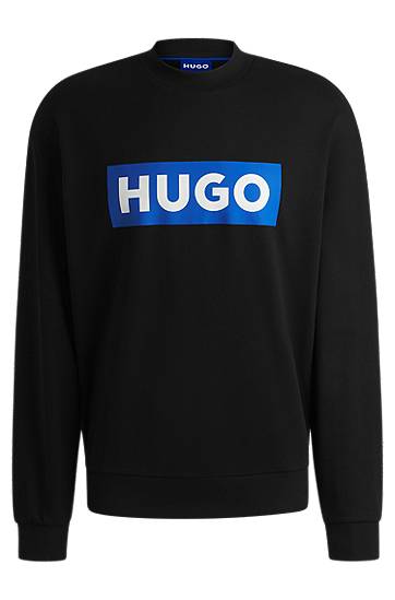 Sveter BOSS HUGO Sweatshirt with Logo Čierna | 50522375, 0
