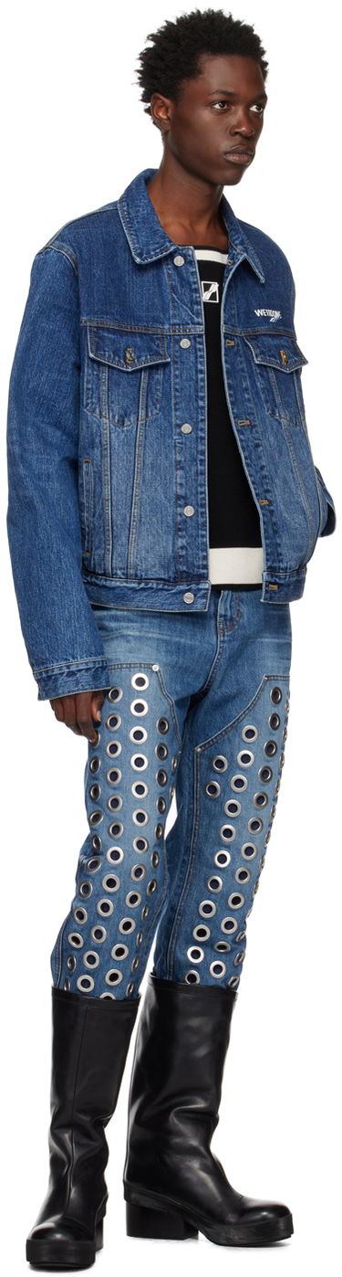Bunda We11done We11done Faded Denim Jacket Modrá | WD-DJ3-22-318-U-BL, 3