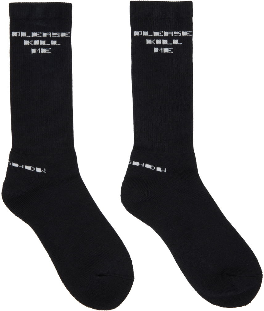 Rick Owens DRKSHDW 'Please Kill Me' Socks