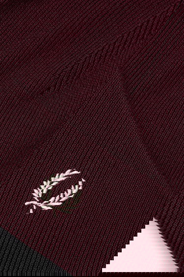 Kulicha Fred Perry Fred Perry Wool Beanie Vínová | C8161, 2