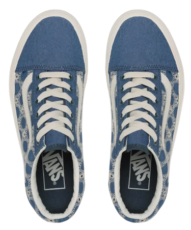 Tenisky a topánky Vans Chaussures Denim Mix Old skool Navy | VN0A7Q5MBLU, 3