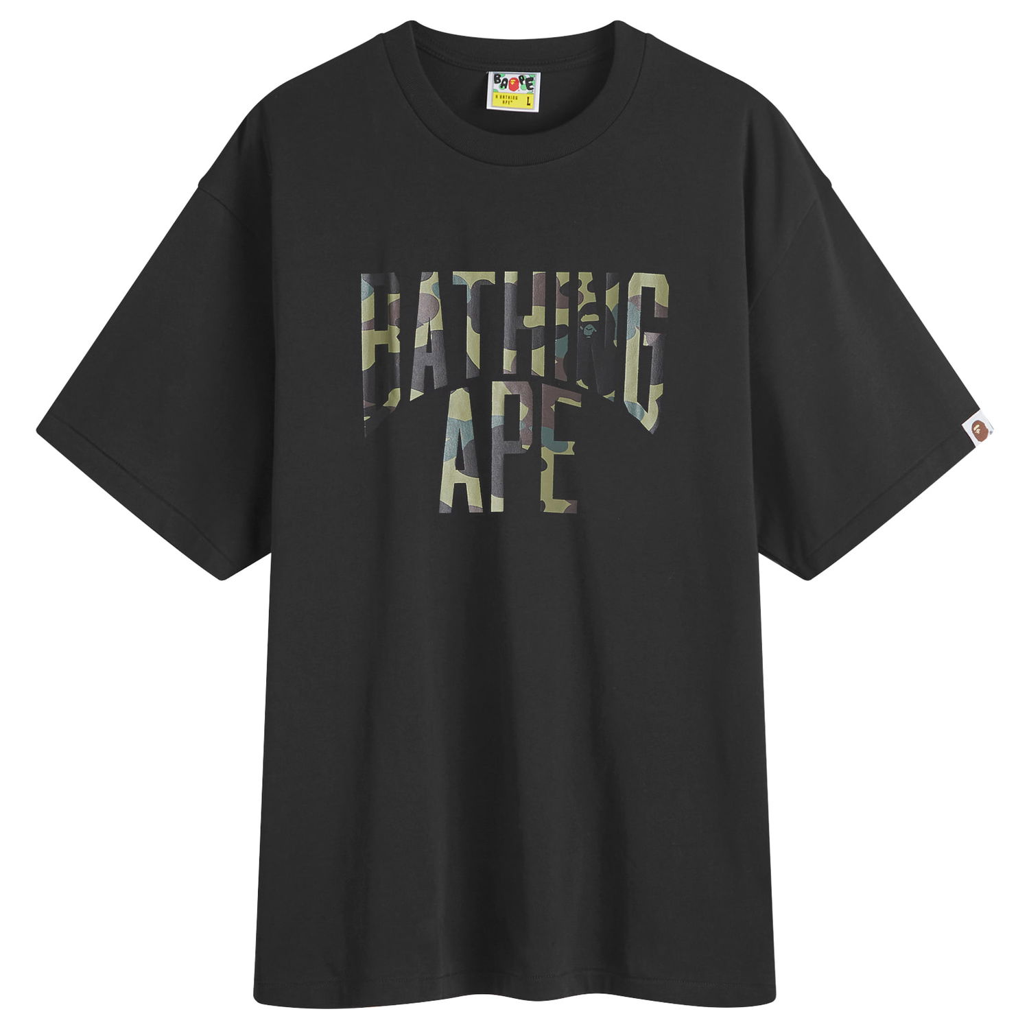 Tričko BAPE A Bathing Ape 1st Camo NYC Logo T-Shirt Čierna | 001TEK301011M-BLK, 0