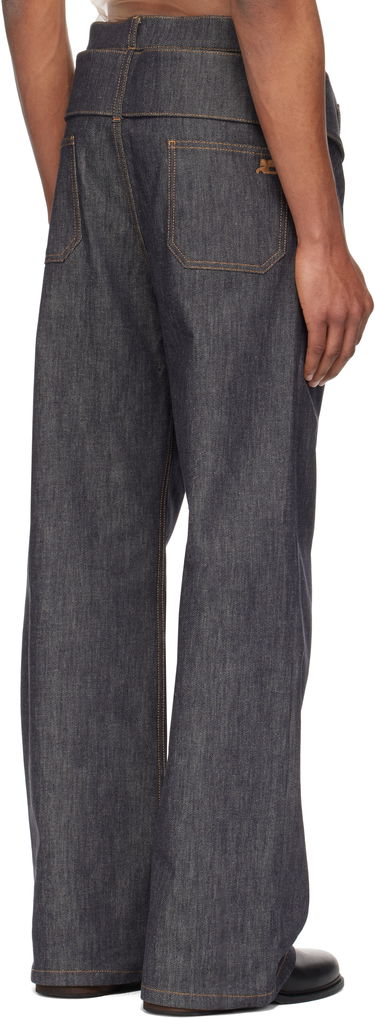 Džínsy Courrèges Courrèges Double Belt Jeans Modrá | 125DPA287DE0035, 2