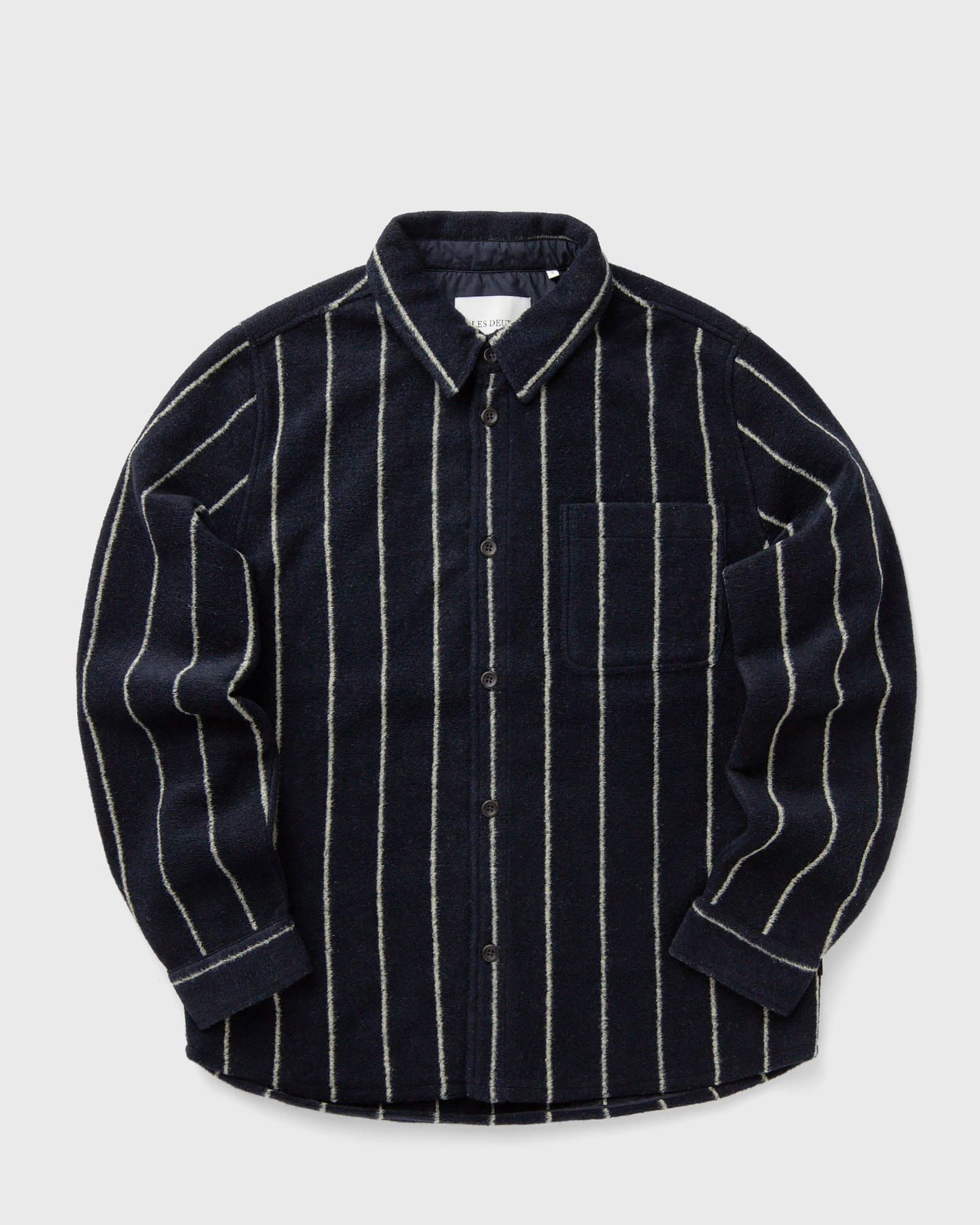 Košeľa Les Deux Lennon Wool Pinstripe Overshirt Navy | 1000558-460, 0