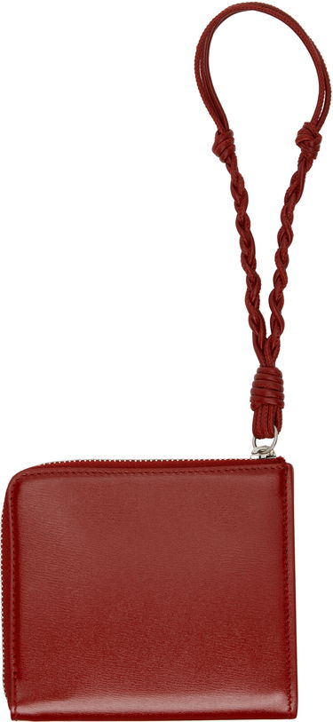 Peňaženka Jil Sander Jil Sander Tangle Leather Wristlet Coin Purse Červená | J07UI0017_P5354, 1