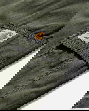 Cargo nohavice Carhartt WIP Cole Pleated Wide-Leg Cargo Pants Zelené | I035565 2ZXGD, 4