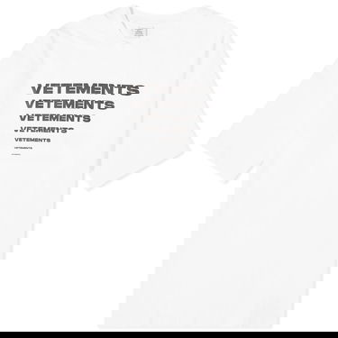 Tričko VETEMENTS Pyramid Logo T-Shirt Biela | UE64TR140W, 0