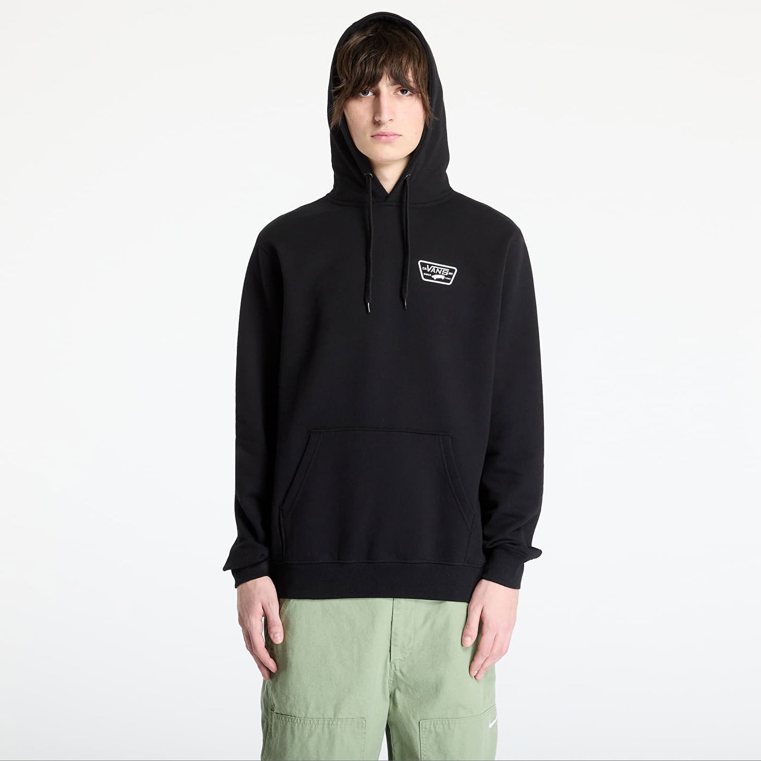 Mikina Vans Full Patch Pullover Hoodie Čierna | VN000HNZBLK1, 0