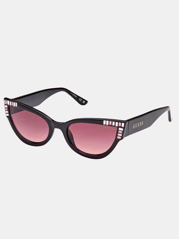 Slnečné okuliare GUESS Cat’s Eye Sunglasses Čierna | GU790154QQQ, 0