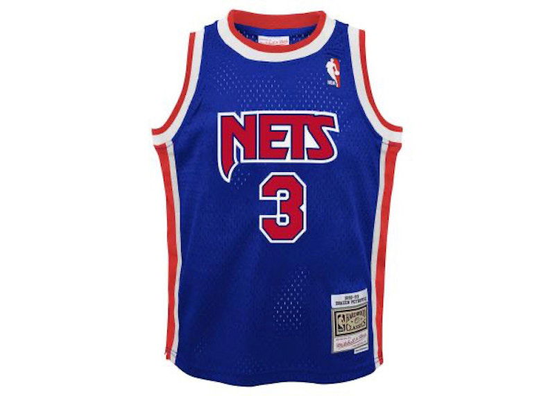 Dres Mitchell & Ness Mitchell & Ness NBA Nets Petrovic Swingman Jersey Modrá | 9N2B7BRD0-NJNDP-Y92, 0
