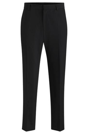 Nohavice BOSS Modern-Fit Performance-Stretch Twill Trousers Čierna | 50531277