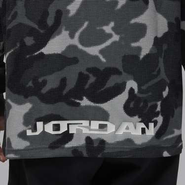 Tričko Jordan T-Shirt Long Sleeve Camo Print Čierna | FV7442-010, 3
