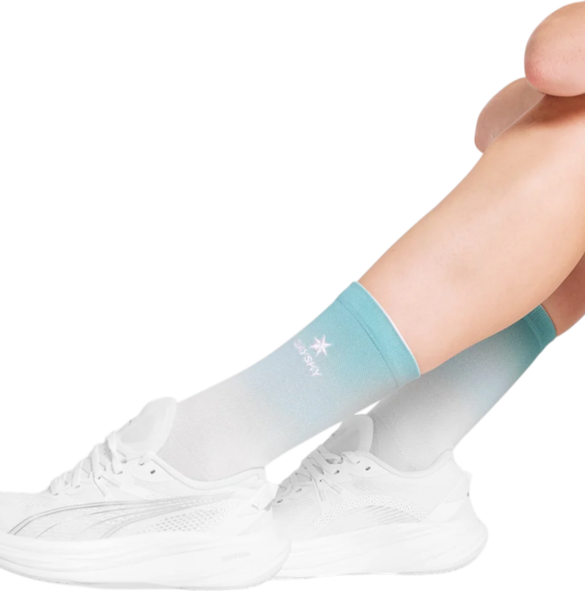 Ponožky Saysky Saysky Drip Dye High Socks Tyrkysová | ouaso201c1023-ouaso201c1023