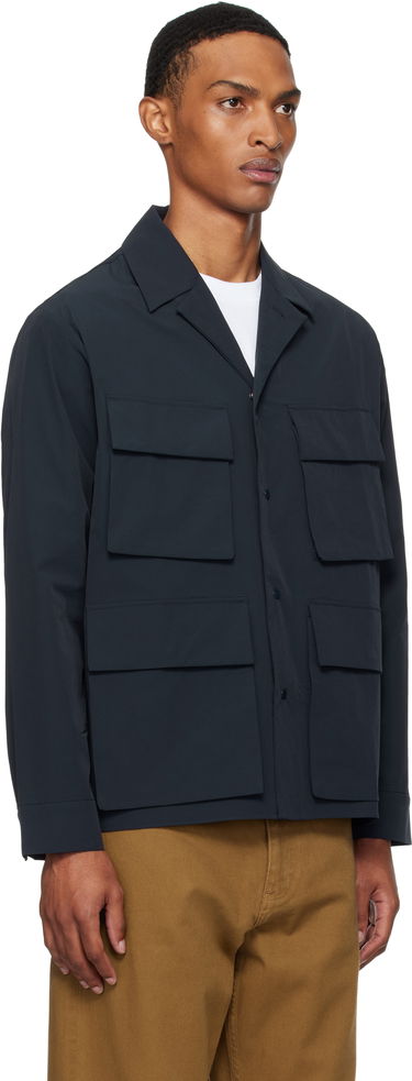 Košeľa NORSE PROJECTS Norse Projects Mads Travel Light Overshirt Navy | N50-0269, 1