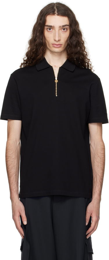 Polo tričko Versace Versace Medusa Zip Polo Čierna | 1018848_1A13492, 0