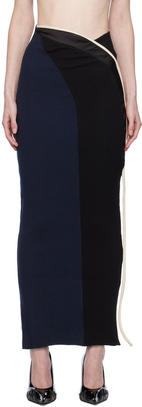 Sukňa Ottolinger Ottolinger Paneled Maxi Skirt Navy | 407002, 0