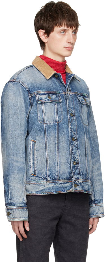 Bunda rag & bone rag & bone Eli Trucker Denim Jacket Modrá | MED22H1424B4DA, 1