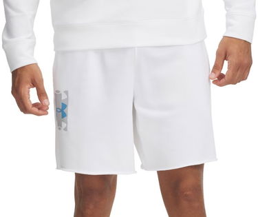 Šortky Under Armour Rival Terry Logo 8in Shorts Biela | 1390147-100, 0