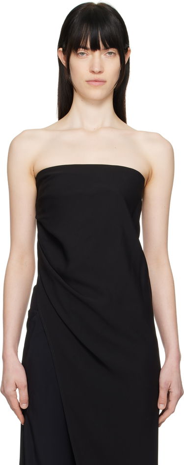 Šaty Rick Owens Rick Owens Hollywood Lido Draped Strapless Top Čierna | RP01E7135 Y, 0