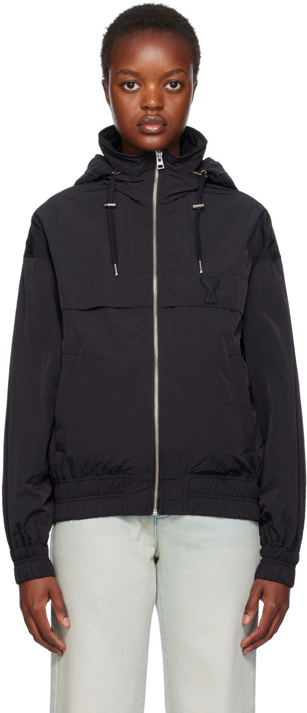 Bunda AMI Zip Jacket Čierna | UJK048.276, 0