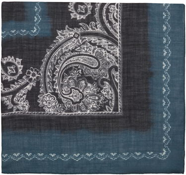 Šál Acne Studios Printed Scarf Navy | CA0266-, 0