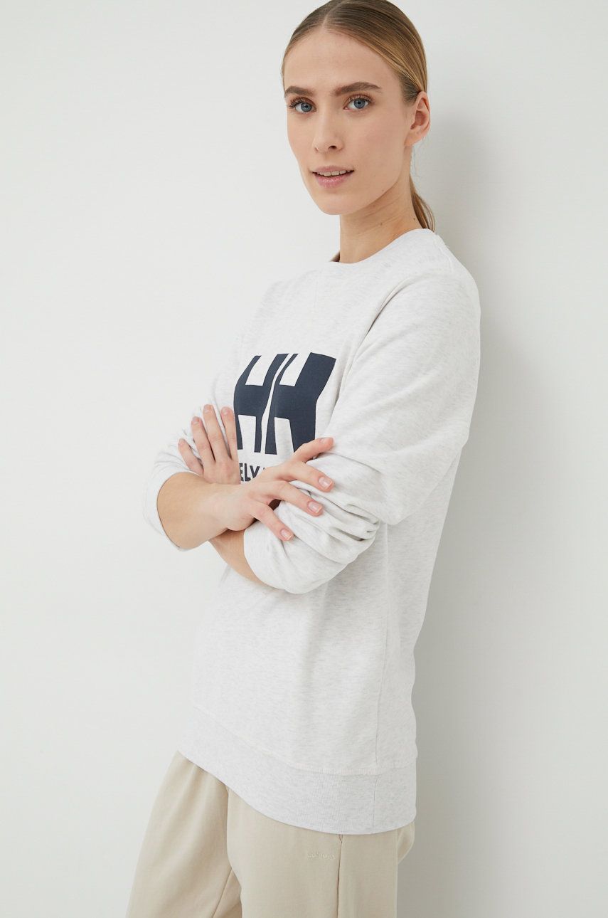 Mikina Helly Hansen Logo Crew Sweat Šedá | 34003_823, 0