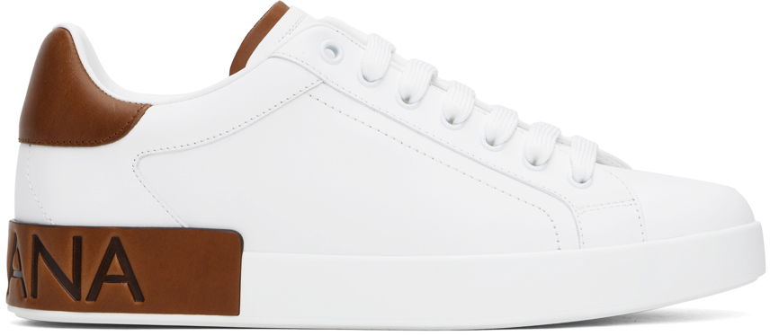 Tenisky a topánky Dolce & Gabbana Dolce&Gabbana Portofino Calfskin Biela | CS2278A9U73, 0