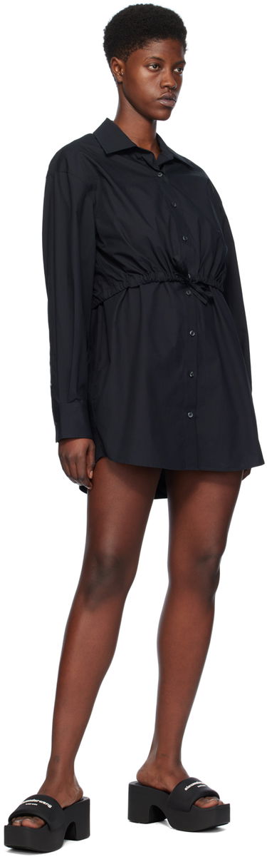 Šaty Alexander Wang Layered Shirt Dress Čierna | 4WC1246245, 3