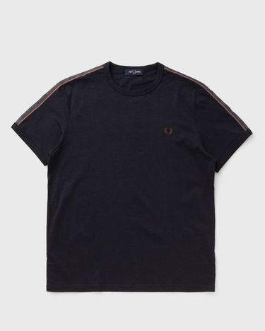 Tričko Fred Perry Contrast Tape Ringer T-Shirt Čierna | M4613-W71, 2