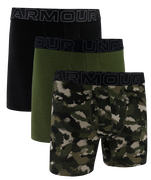 Performance Cotton Printed 6-Inch Boxer Briefs 3-Pack