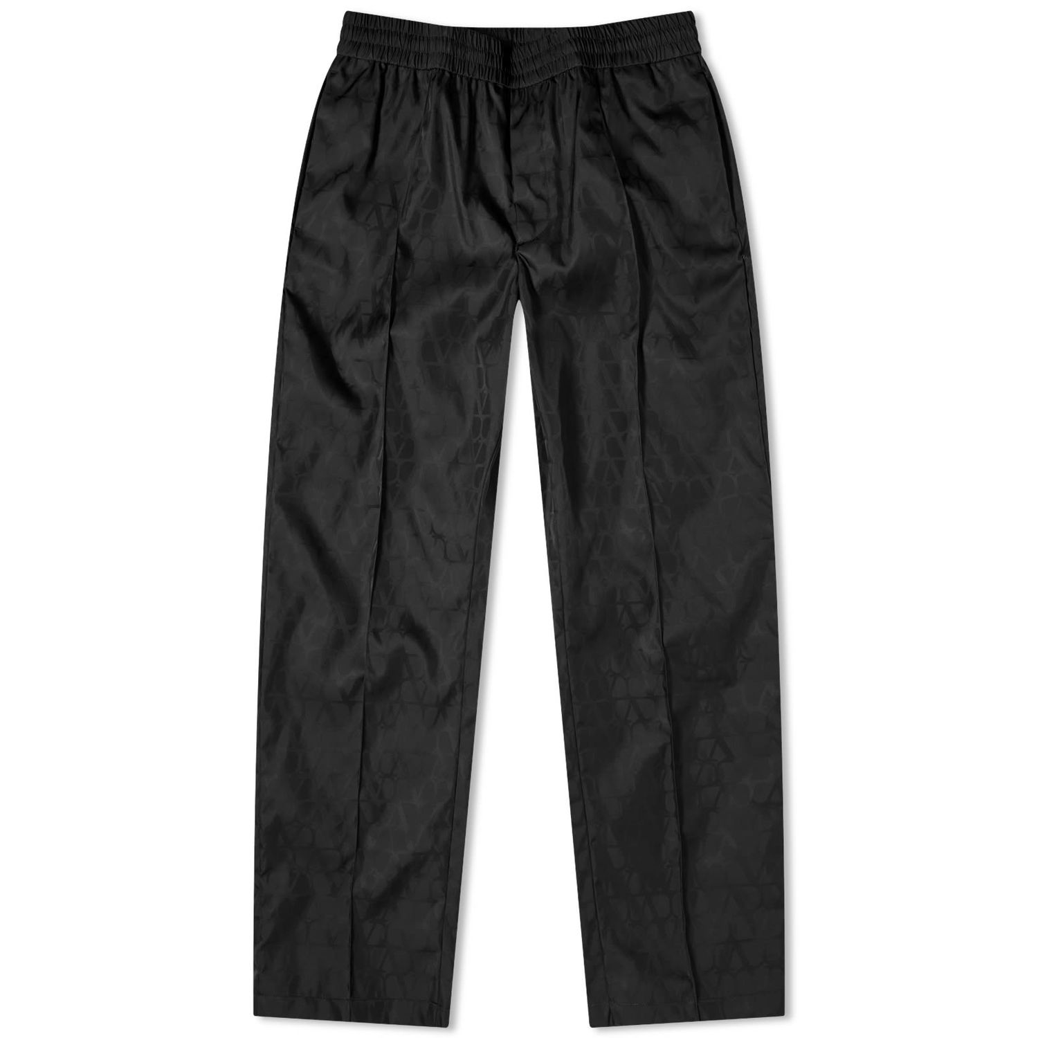 Nohavice a džínsy Valentino Men's Icon Logo Nylon Trousers Black Čierna | 4V3RB0Q79UW-MXM, 0