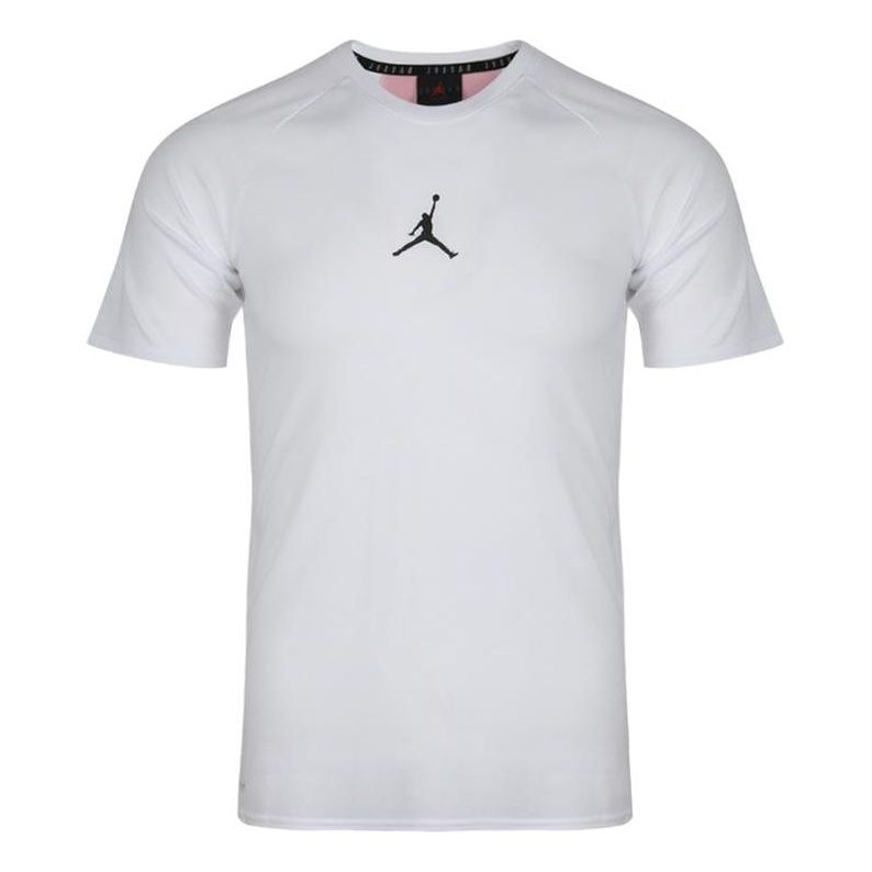 Tričko Jordan Air Jordan Breathable Logo Quick Dry Short Sleeve T-Shirt Biela | 889714-102