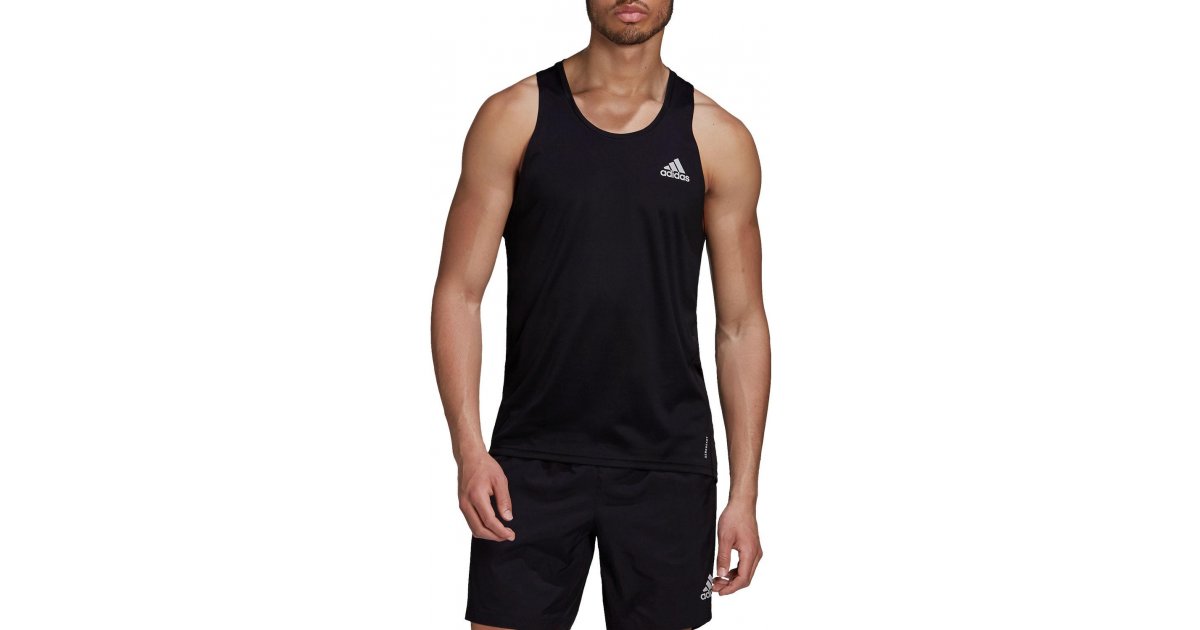 Tielko adidas Originals Own the Run Tank Top Čierna | gc7866, 1