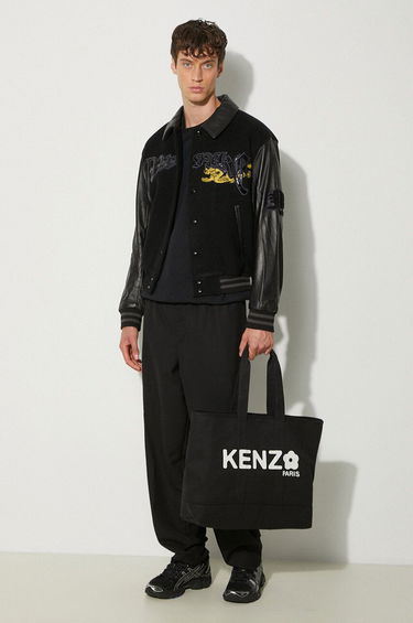 Bomber bunda Awake NY Awake NY Varsity Jacket Oversize Čierna | SP24.OT001, 1