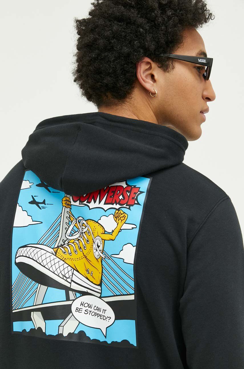 Mikina Converse Shoe Hero Hoodie Čierna | 10024614.A02, 0