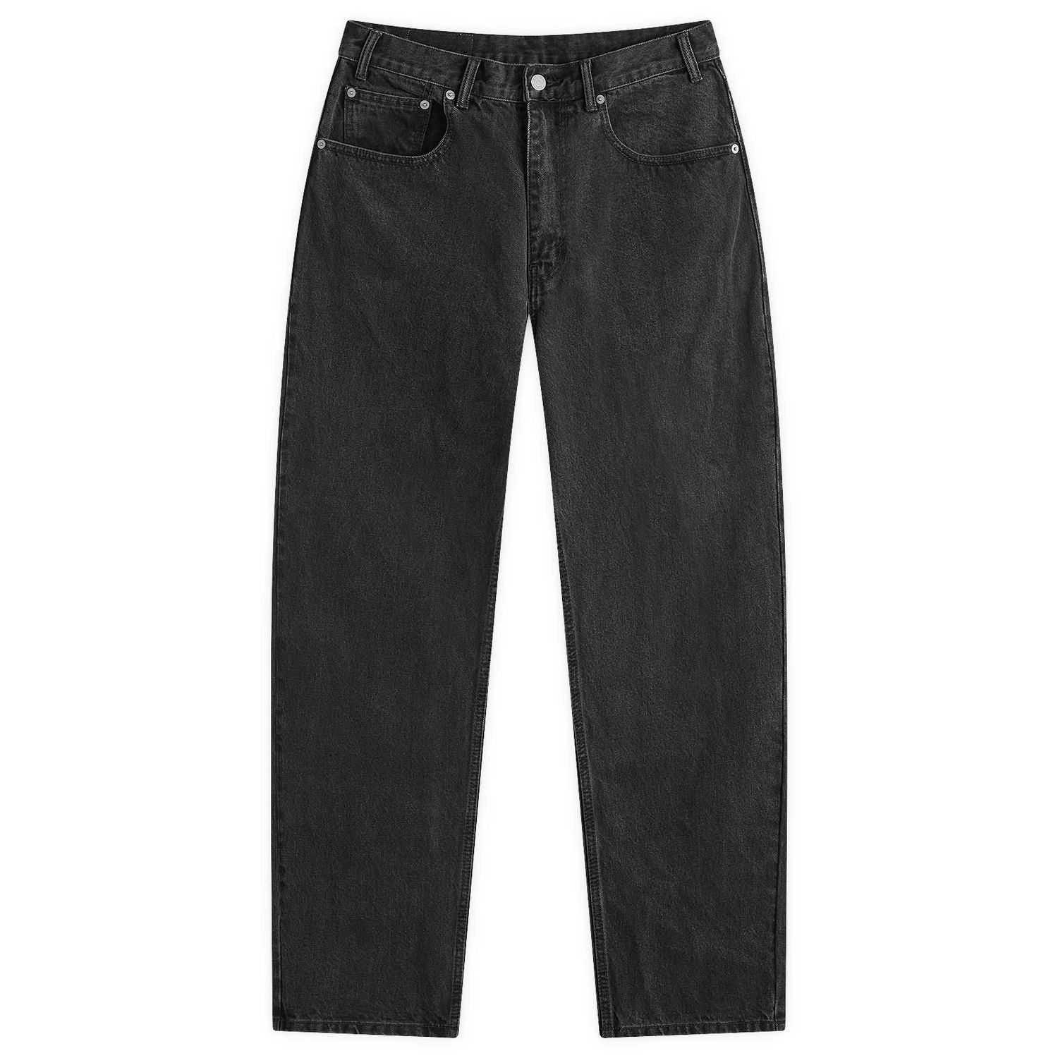 Džínsy thisisneverthat Loose Fit Jeans Čierna | TN243DPA5P02-BLK, 0