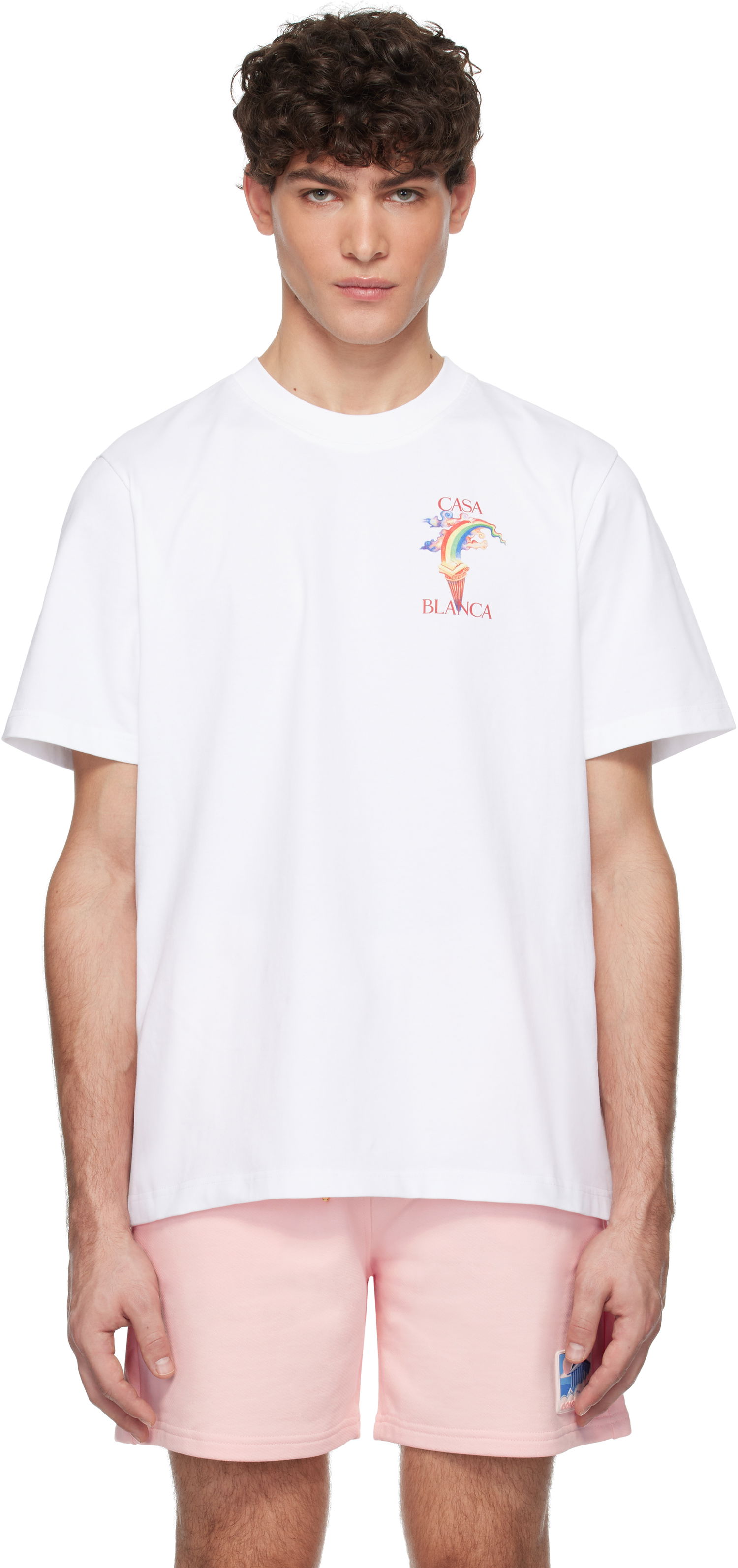 Tričko Casablanca Nature Teacher Graphic Print T-Shirt Biela | MPS25-JTS-001-03, 0