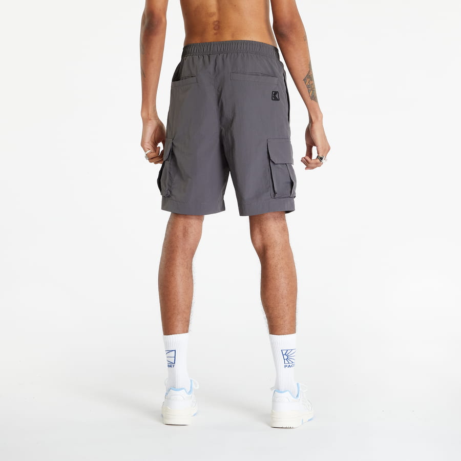 Šortky Karl Kani Rubber Signature Cargo Shorts Šedá | 6013396, 1