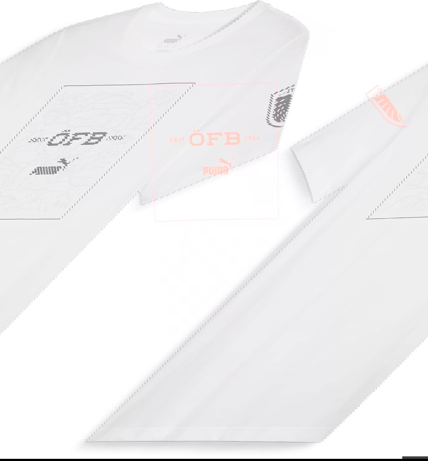 Tričko Puma Austria Ftblicons Tee Biela | 774194-09, 0