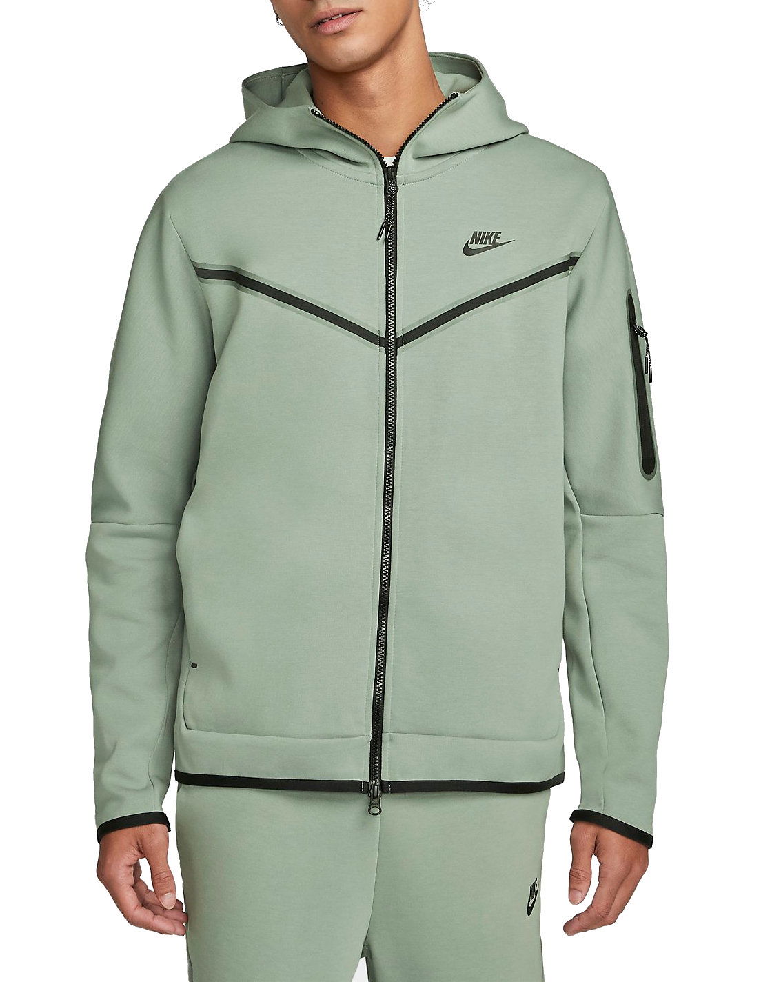 Mikina Nike Sportswear Tech Fleece Hoodie Zelené | cu4489-330, 0