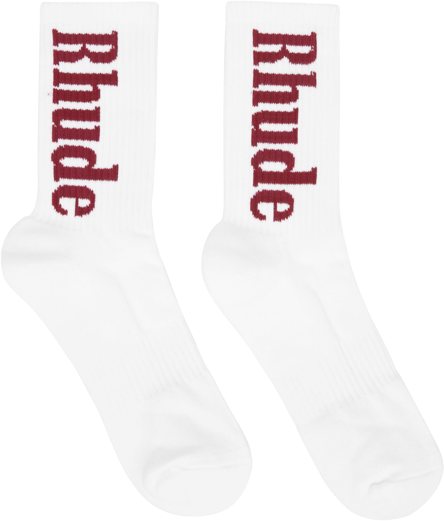 Ponožky Rhude RH Vertical Logo Socks Biela | RHSS25SO01227, 0