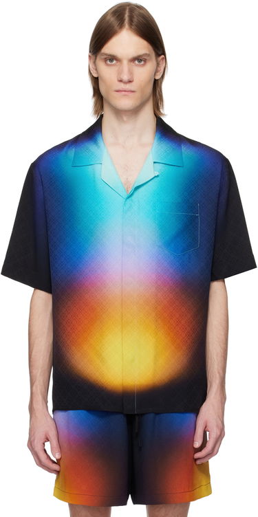Košeľa Casablanca Casablanca Gradient Silk Resort Shirt Rôznofarebný | U-MS25-SH-003-02, 0