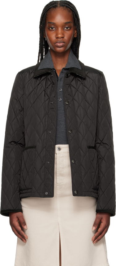 Prešívaná bunda Burberry Burberry Quilted Jacket Čierna | 8100827, 0