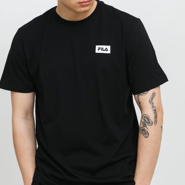 Tričko FILA Men's Black T-Shirt Čierna | FAM0081-80009, 3
