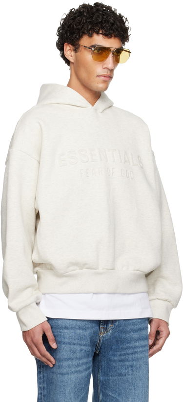 Mikina Fear of God Holiday Embossed 'Essentials' Classic Hoodie Béžová | 192HO256212F, 1