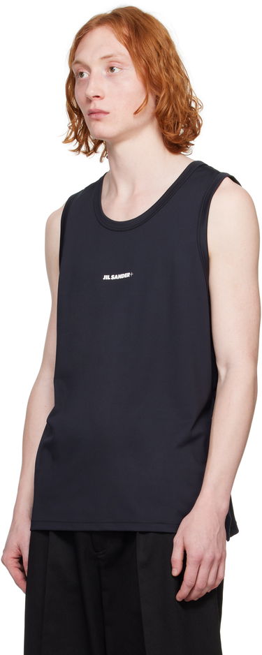 Tielko Jil Sander Jil Sander+ Active Jersey Tank Top Čierna | J47NC0111_J20033, 3